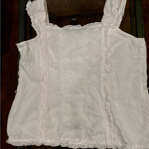 Madison Studio  Lace Accent Blouse 16 white - Picture 8 of 17